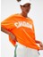 Bisiklet Yaka Düz Turuncu Kadın T-Shirt 3SAK10029NK 2