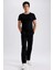 Slim Fit Bisiklet Yaka Basic Kısa Kollu %100 Pamuk Tişört M4789AZ23SM 5
