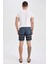 Fit Regular Fit Kısa Boy Deniz Şortu X0183AZ23HS 5