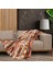 Softmicro Etnik Desenli Boho 180X220 cm Koltuk Örtüsü Şalı, Kanepe Örtüsü, Tv Battaniyesi Toprak 2
