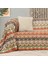 Softmicro Etnik Desenli Boho 180X220 cm Koltuk Örtüsü Şalı, Kanepe Örtüsü, Tv Battaniyesi Doğal Renk 3