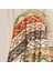 Softmicro Etnik Desenli Boho 180X220 cm Koltuk Örtüsü Şalı, Kanepe Örtüsü, Tv Battaniyesi Doğal Renk 4