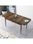 Concept Zen Serisi Açılabilir Barok Ahşap Desen Mdf 80X132 Mutfak Masası Takımı 6 Adet Sandalye 3
