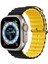 Apple Watch Uyumlu 42 mm 44 mm 45 mm 49 mm Kordon 1/2/3/4/5/6/se/7/8/ Watch Ultra Çift Renk Ocean Kordon 1