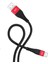 SL003 USB To Type-C 3A Hızlı Şarj ve Data Kablosu Siyah 1.2 Metre 1