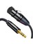 3.5mm To Xlr Mikrofon Ses Kablosu Örgülü 1 Metre 1