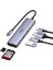 Type-C To 4K 60Hz HDMI Sd Tf Karf Okuyucu 3 Portlu USB Hub Çoklayıcı Adaptör 3