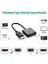Displayport Erkek To VGA Dişi Görüntü Dönüştürücü Siyah 2