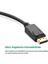 Displayport Erkek To VGA Dişi Görüntü Dönüştürücü Siyah 5