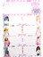 Barbie 16X24 Ders Programlı Okul Etiketi 3 Yaprak KOD:5460 2