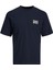 Jack & Jones Jorpalma Dry Tee Ss Crew Neck Lacivert Erkek T-Shirt 12234293-Navy 1