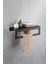 Raflı Havlu Askısı Metal Raflı Havluluk Otel Banyo Askısı Mutfak Banyo Raflı Havluluk 30 Cm 2