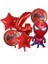 Spiderman Örümcek Adam Balon Set Balon Folyo Set Spiderman Konsept Doğum Günü Set Yaş Balon 1