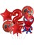 Spiderman Örümcek Adam Balon Set Balon Folyo Set Spiderman Konsept Doğum Günü Set Yaş Balon 1