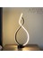 Dekoratif LED Masa Lambası Abajur Spiral 4
