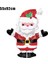 Yılbaşı Yeniyıl Dekorasyonu Helyuma Uyumlu Noel Baba Santa Folyo Balon Seti 5 Parça 3