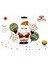 Yılbaşı Yeniyıl Dekorasyonu Helyuma Uyumlu Noel Baba Santa Folyo Balon Seti 5 Parça 4