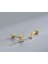 Çelik Baget Taşlı Kıkırdak Helix Tragus PIERCING(1ADET) 1