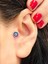 Çelik Nazar Gözlü Kıkırdak Helix Tragus Piercing (1ADET) 1