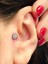 Çelik Çiçek Model Kıkırdak Helix Tragus Piercing (1ADET) 1