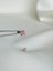 Çelik Pembe Kare Taşlı Kıkırdak Helix Tragus Piercing (1ADET) 1