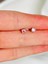 Çelik Pembe Kare Taşlı Kıkırdak Helix Tragus Piercing (1ADET) 4