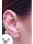 By Dilek Çetin Accessory Çelik Cerrahi Mickey Mause Taşlı Kıkırdak Helix Tragus Piercing (1AD) 1