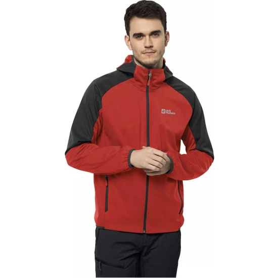 Jack Wolfskin Feldberg Hoody M Kırmızı Erkek Ceket 1306922-2193