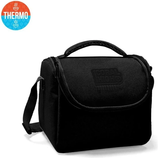 Coral High Kids Siyah Thermo Beslenme Çantası 11845 NC8815 Coral High Kids Siyah Thermo Beslenme Çantası 11845 NC8815