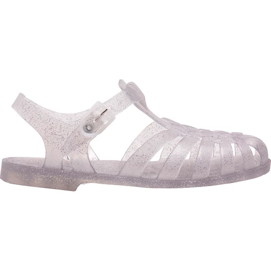 Meduse Gümüş Kadın Sandalet SUN201-ARGENT Paılette