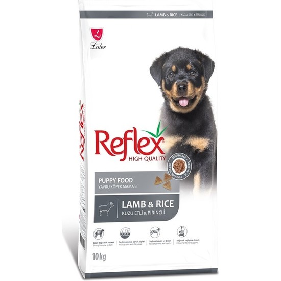 Reflex 10 kg Kuzu Etli ve Pirinçli Yavru Köpek Maması Süper Premium Doğal İçerik