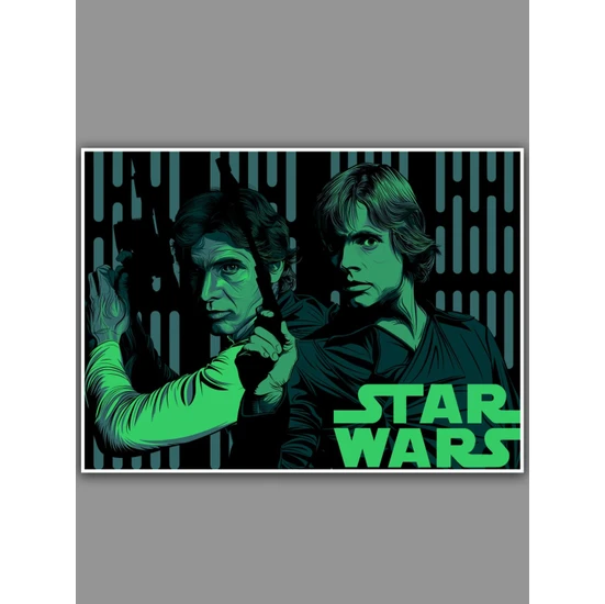 Saturndesign Star Wars Poster 45 x 60 cm Yıldız Savaşları Afiş - Kalın Poster Kağıdı Dijital Baskı