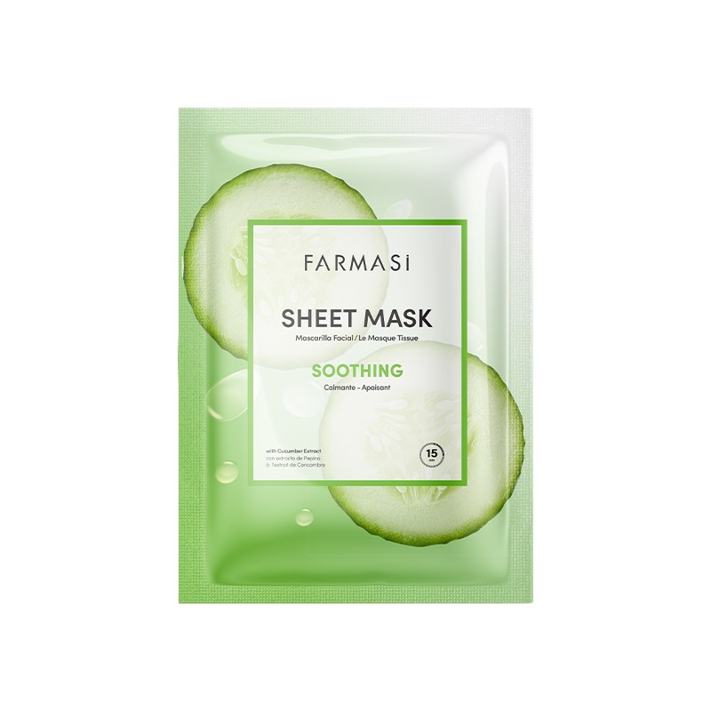 Farmasi Soothing Kağıt Maskesi Tüm Cilt Tipleri İçin Arındırıcı Etki 15 Dakika