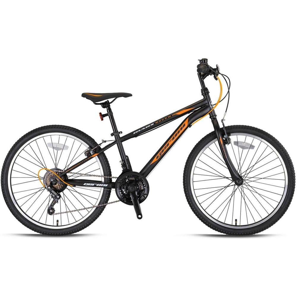 Geroni Kron Mars - 24" Mtb - 12' - 21 Vites - V.b. - Siyah-Beyaz/turuncu