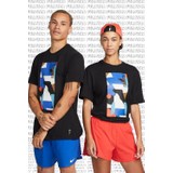 Nike Dri Fit Short Sleeve Tee Hola Lou Özel Koleksiyon Unisex Ince Siyah Tişört