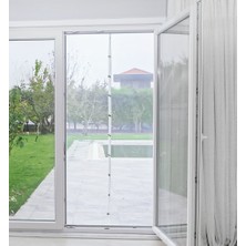 Keskin Pazarlama Flystop Mıknatıslı Kapı Sineklik Pencere Sinekliği Sinek Teli Böcek Tutucu 105X210 cm Cırt Bantlıdır
