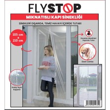 Keskin Pazarlama Flystop Mıknatıslı Kapı Sinekliği 105X210 cm Cırt Bantlıdır