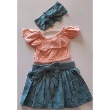 Deco  Kız Bebek Kalp Bsk.band.etekli Tk.