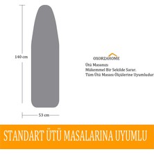 Oxorza Home Termal Keçeli İpli Ütü Masası Örtüsü Ütü Masası Kılıfı