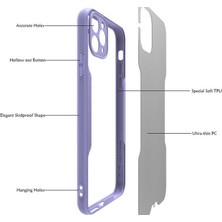 Heptek İletişim Apple iPhone 11 Pro Max Kılıf Kamera Korumalı Ultra Ince Buzlu Mat Renkli Silikon Kapak(Parfe)