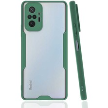 Heptek İletişim Xiaomi Redmi Note 10 Pro Kılıf Kamera Korumalı Ultra Ince Buzlu Mat Renkli Silikon Kapak(Parfe)