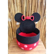 Zuviel Deco Mickey El Yapımı Tress Oyuncak Sepeti,düzenleyici, Çok Amaçlı Sepet
