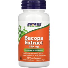 Now Foods Now Foods, Bacopa Extract, 450 mg, 90 Veg Capsules