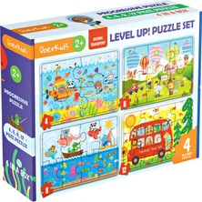 DoerKids Taşıt Puzzle 4 In 1 Puzzle