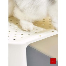 Pakeway 2 Kapılı Kürekli Kedi Kumu Kutusu Kahverengi - Pakeway