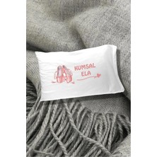 Hediyenza Bale Patiği Pudra Pamuklu 30X45 cm Yastık Kılıfı