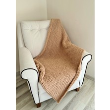 Puffy Örgü Koltuk Şalı
