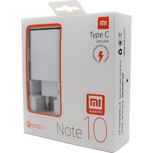 Boğazören Xiaomi Note 10 18WORJINAL Şarj Aleti 18W 1 Çıkışlı 3000 Mah Type-C Kablo + Şarj Aleti+