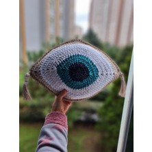 Zuviel Deco Nazar Boncuğu Örgü Kırlent