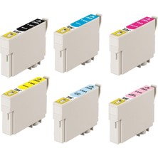 Xplus Epson PX800FW  T0801-T0802-T0803-T0804-T0805-T0806  6 Renk Muadil Kartuş Seti 500 Sayfa